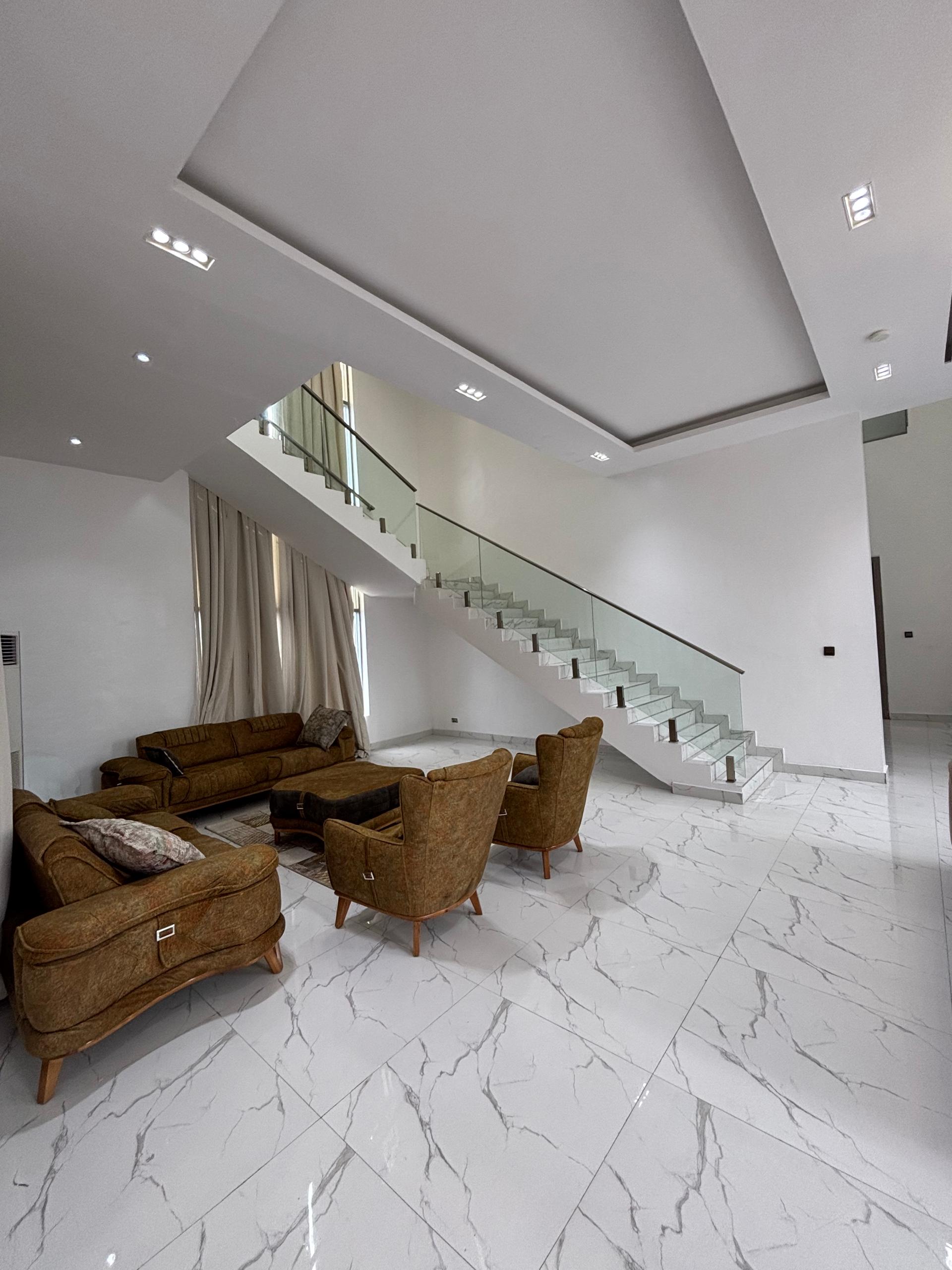 Parlor, 5BEDROOM FULLY DETACHED DUPLEX FOR SALE IN LEKKI 